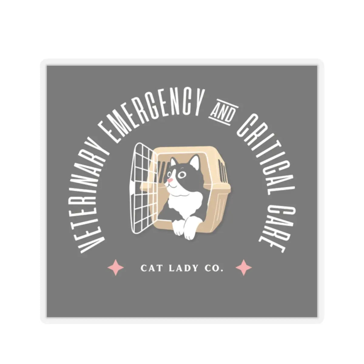Childless Cat Lady - Kiss-Cut Sticker Printify