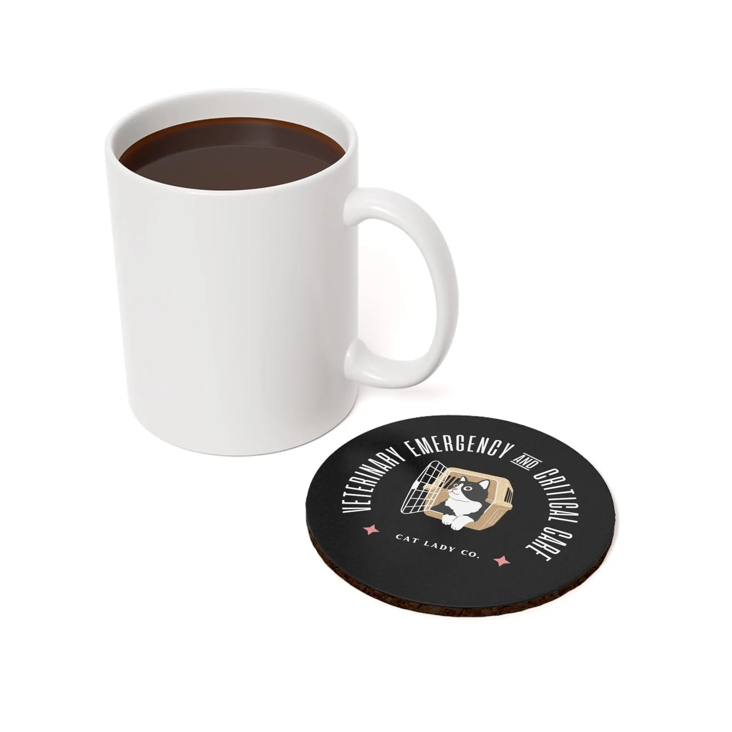 Cork Back Coaster Printify