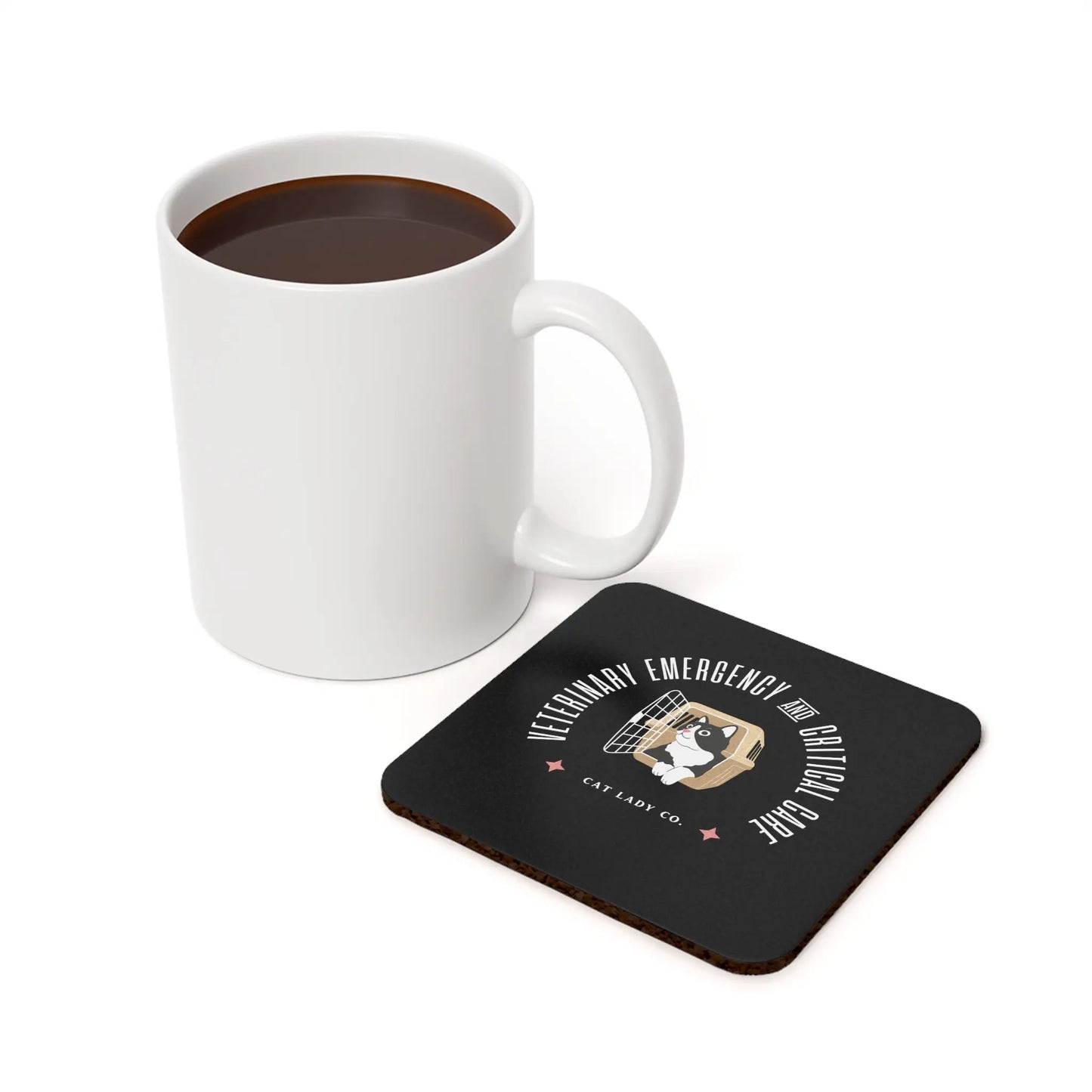 Cork Back Coaster Printify