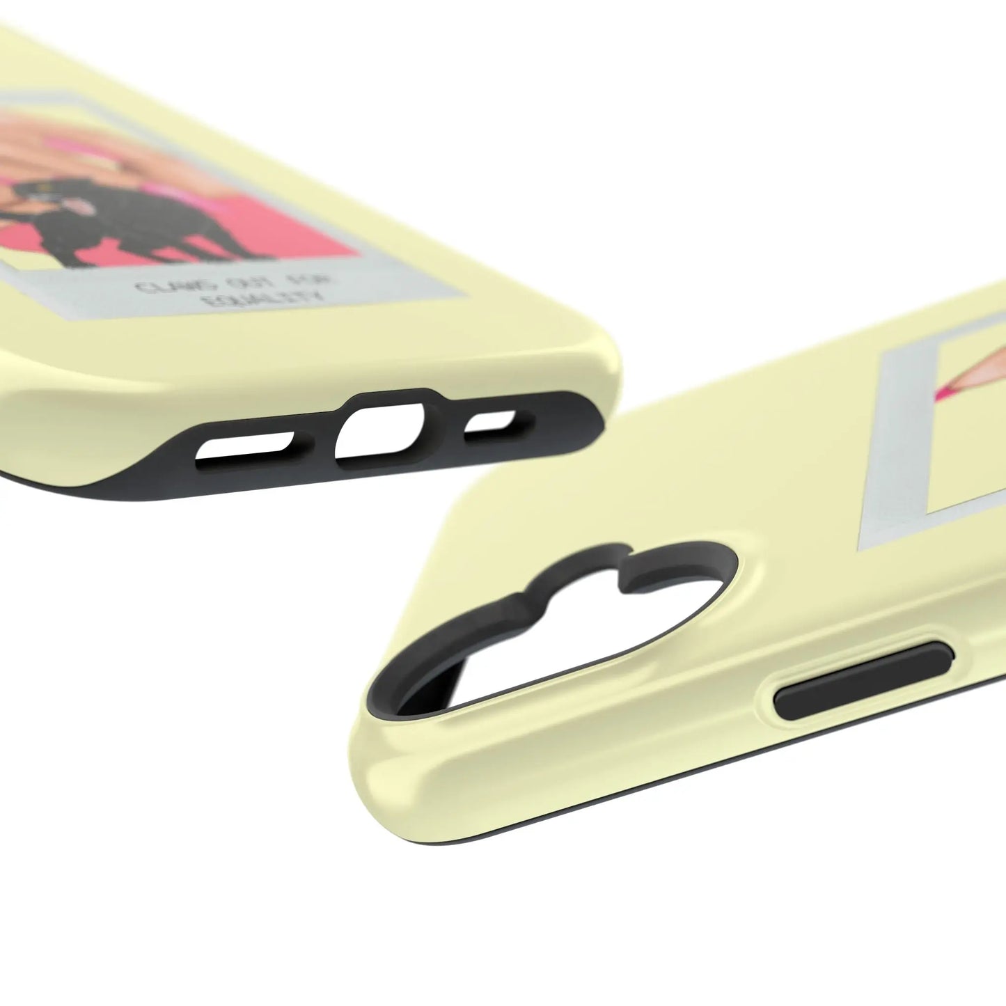 Magnetic Tough Cases - Claws Out For Equality (Yellow) Printify