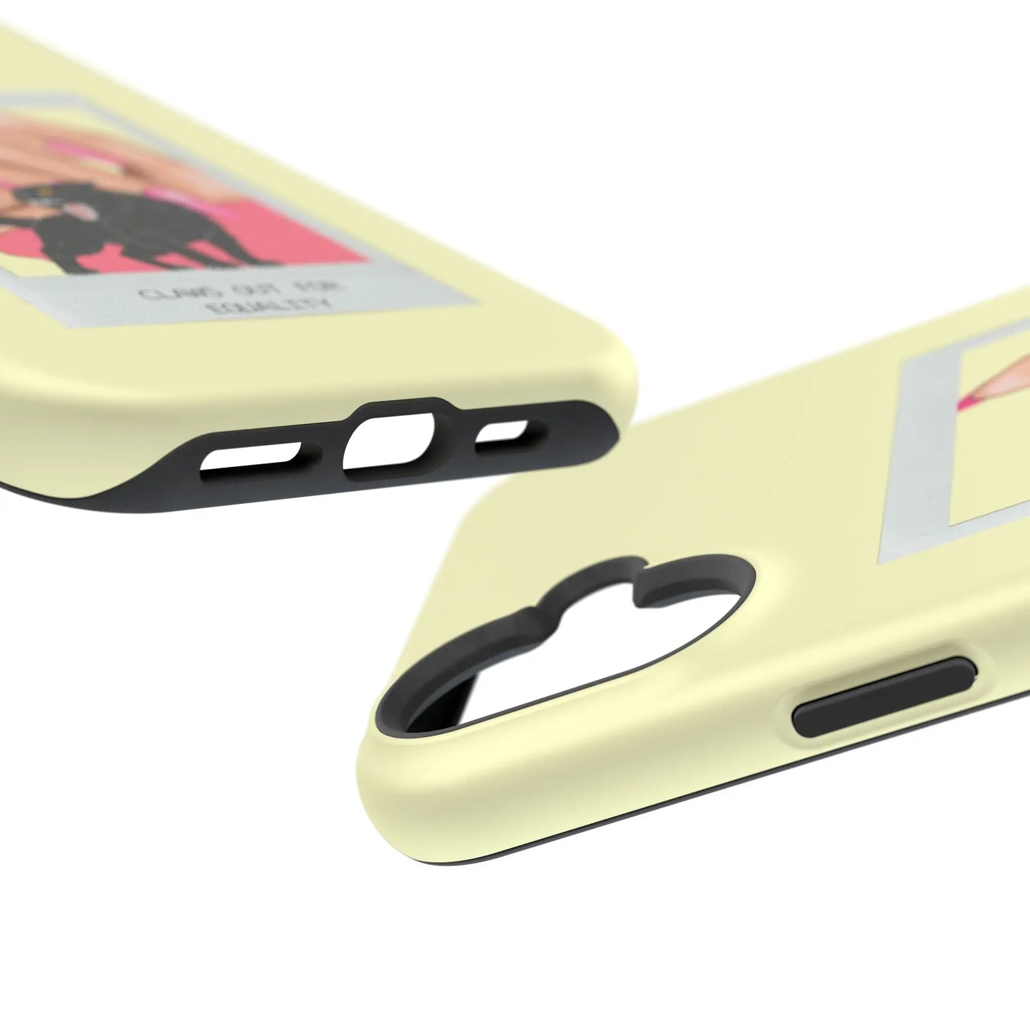 Magnetic Tough Cases - Claws Out For Equality (Yellow) Printify