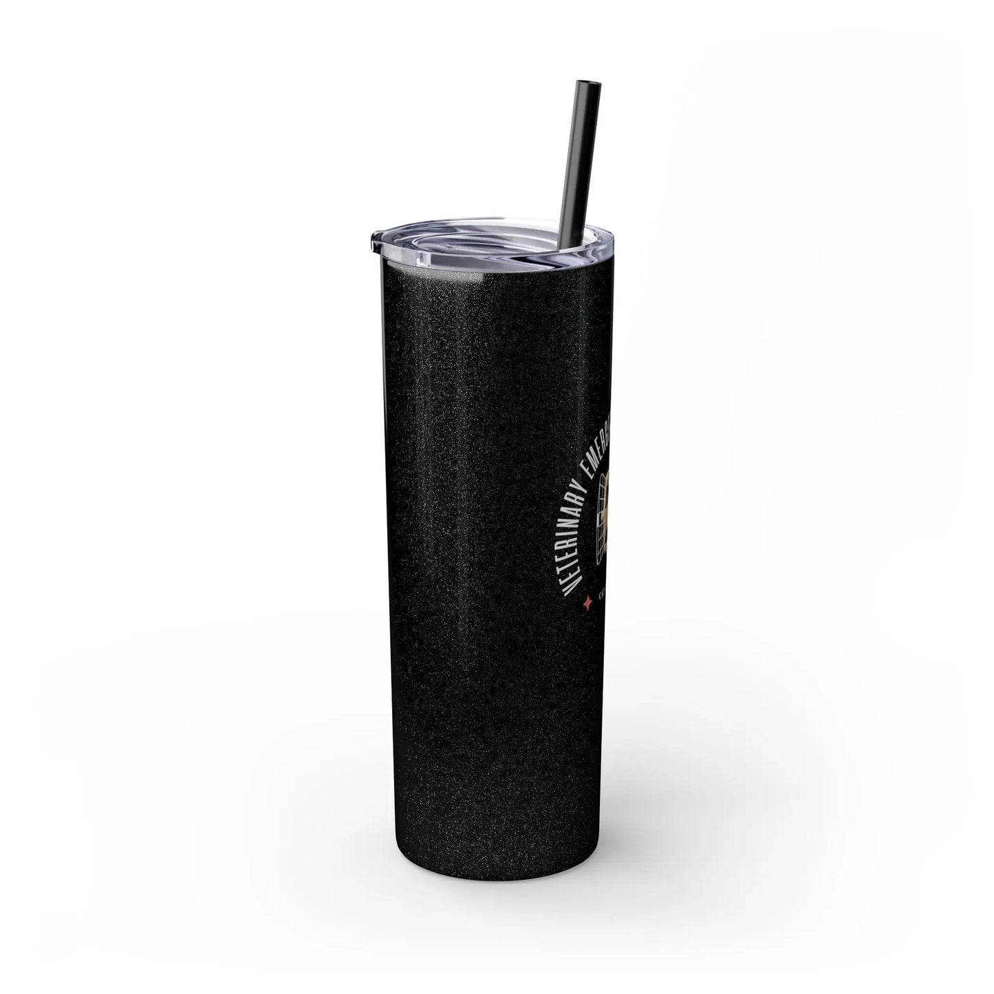 Vet Emergency & Critical Care Skinny Tumbler with Straw, 20oz Printify