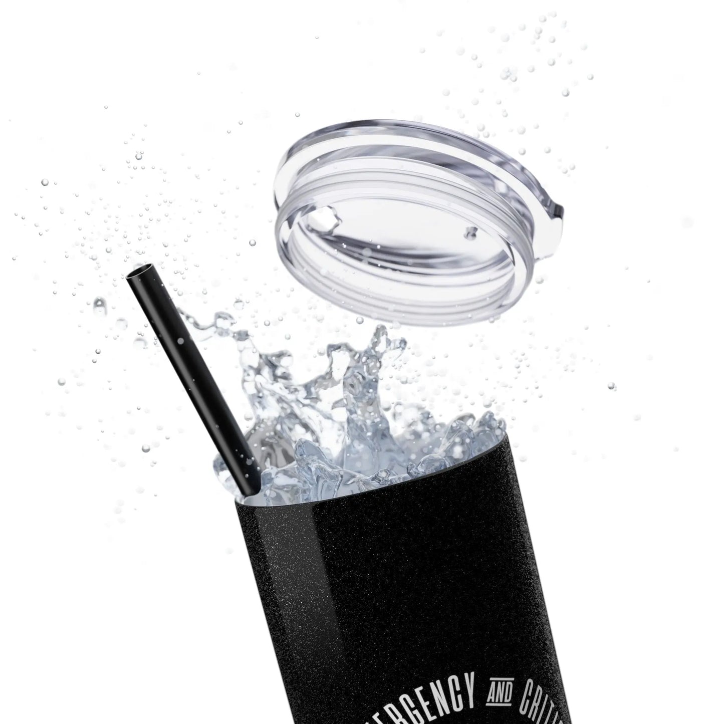 Vet Emergency & Critical Care Skinny Tumbler with Straw, 20oz Printify