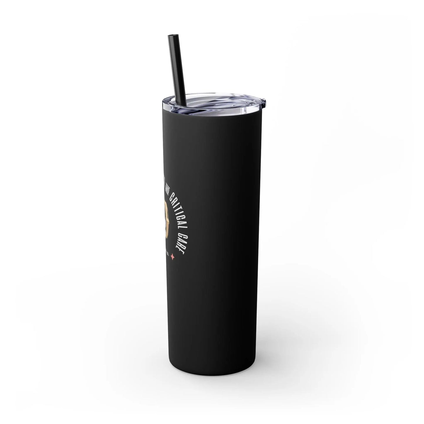 Vet Emergency & Critical Care Skinny Tumbler with Straw, 20oz Printify