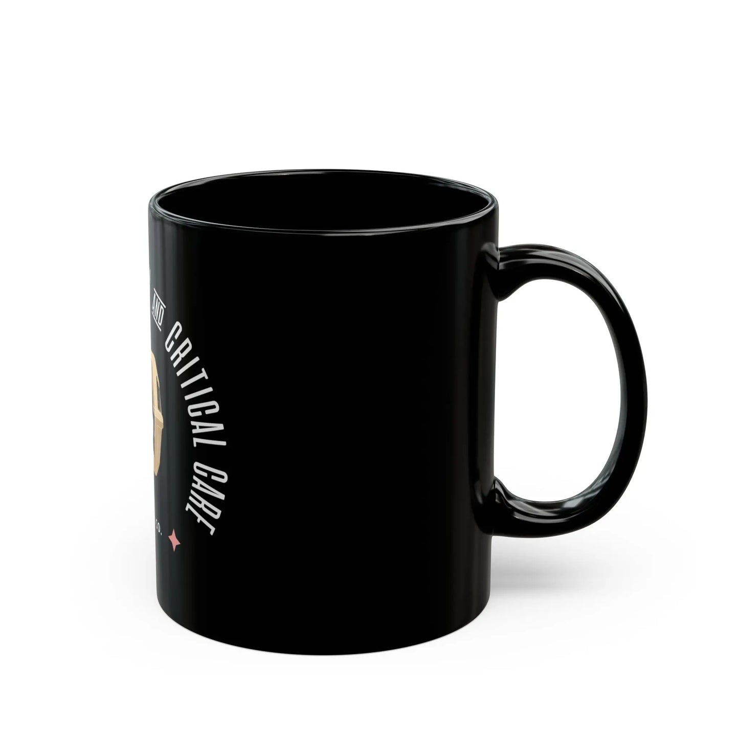 Vet Emergency and Critical Care - Black Mug (11oz, 15oz) Printify