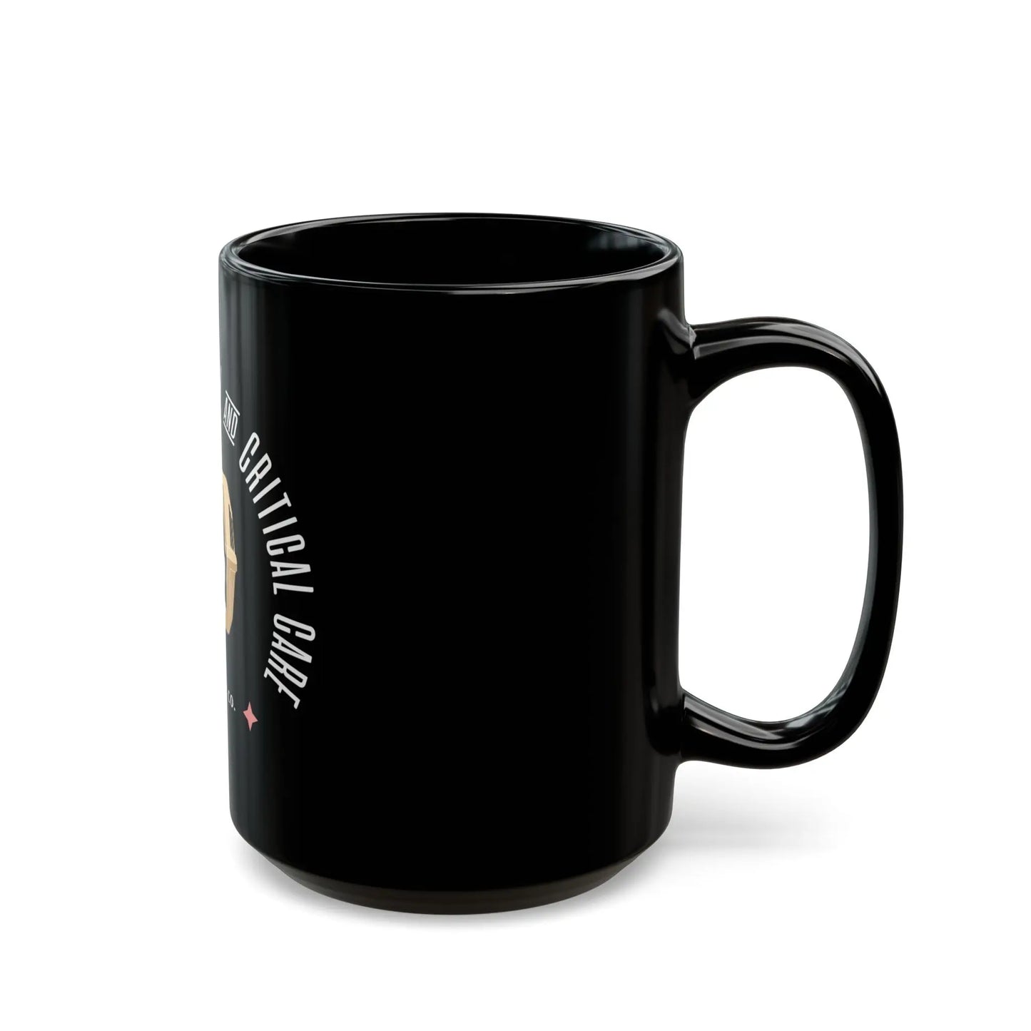 Vet Emergency and Critical Care - Black Mug (11oz, 15oz) Printify