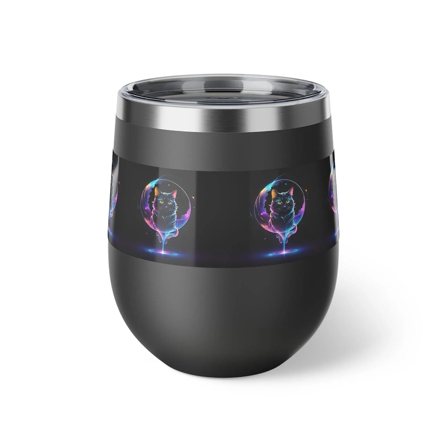 Copper Vacuum Insulated Cup - Black Printify