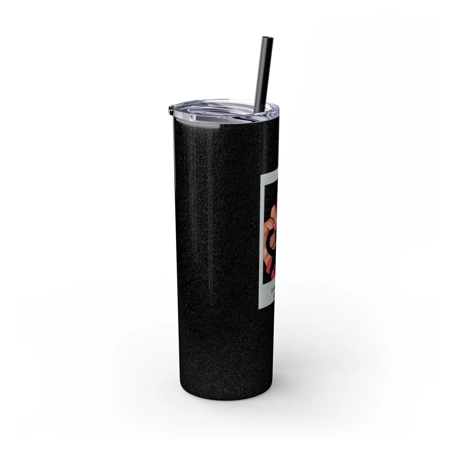 Copy of Skinny Tumbler with Straw, 20oz Childless Cat Lady Printify