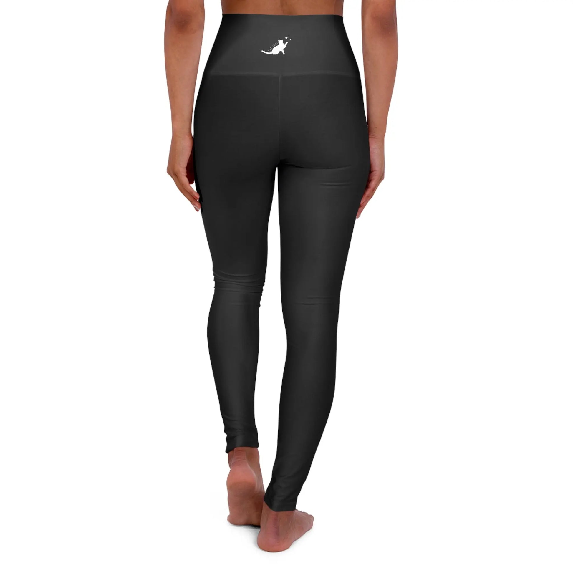 High Waisted Yoga Leggings - Cat Lady Co.