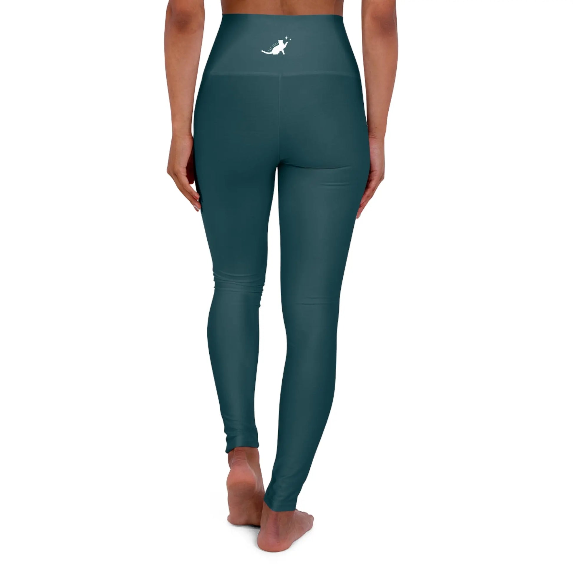 High Waisted Yoga Leggings - Cat Lady Co.