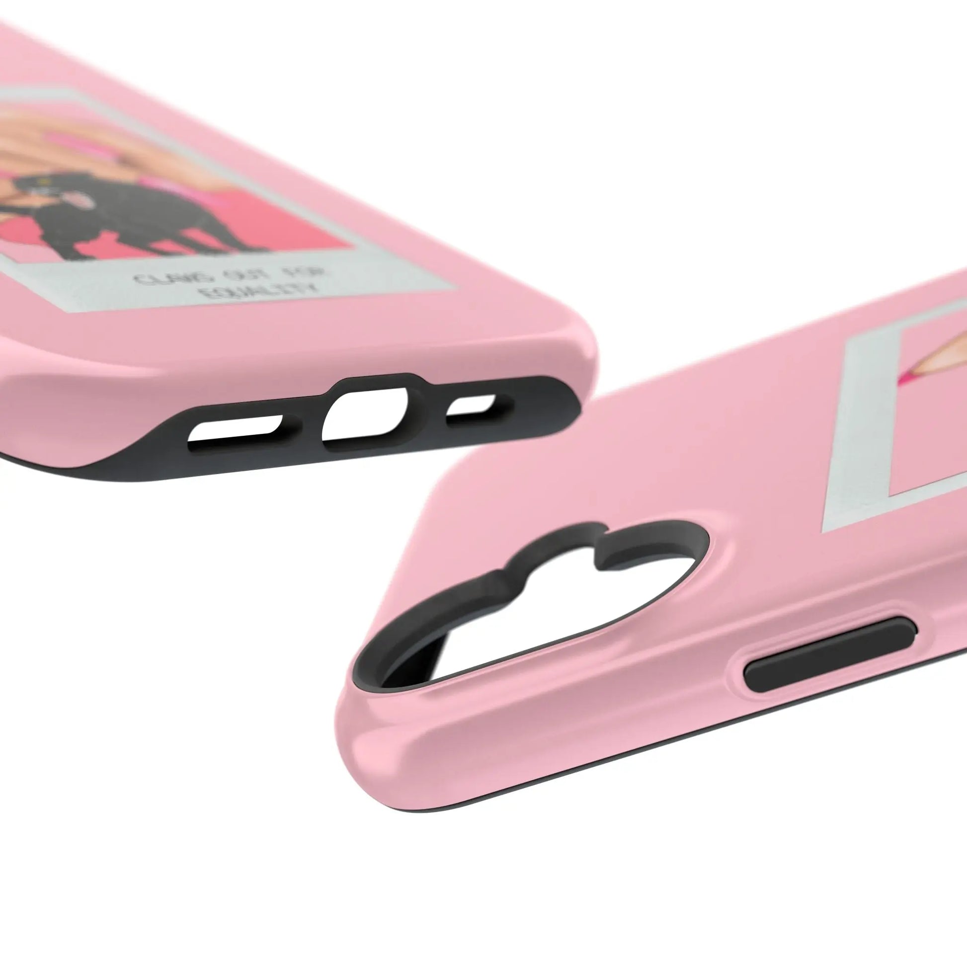 Magnetic Tough Phone Case - Claws Out For Equality (Pink) Printify