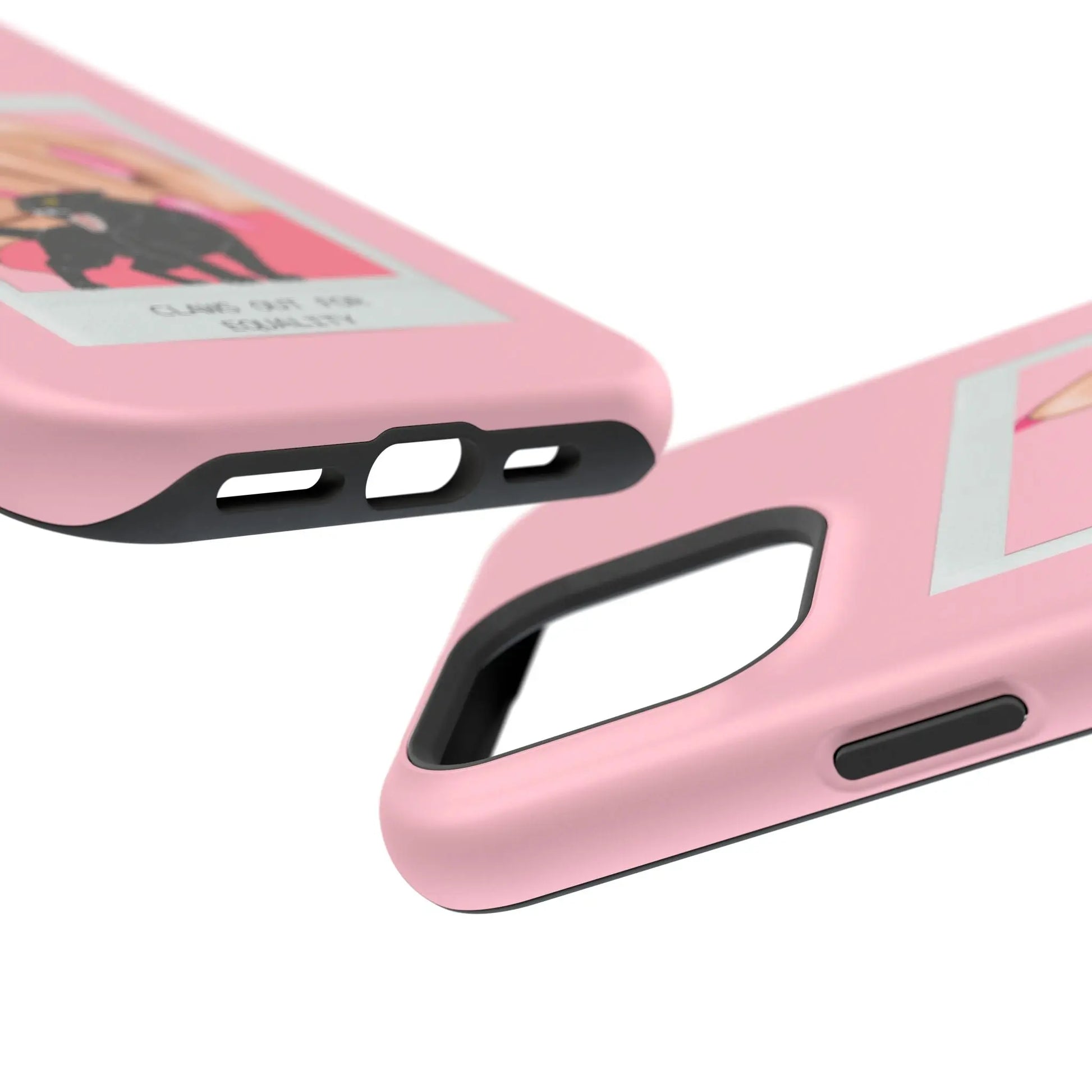 Magnetic Tough Phone Case - Claws Out For Equality (Pink) Printify