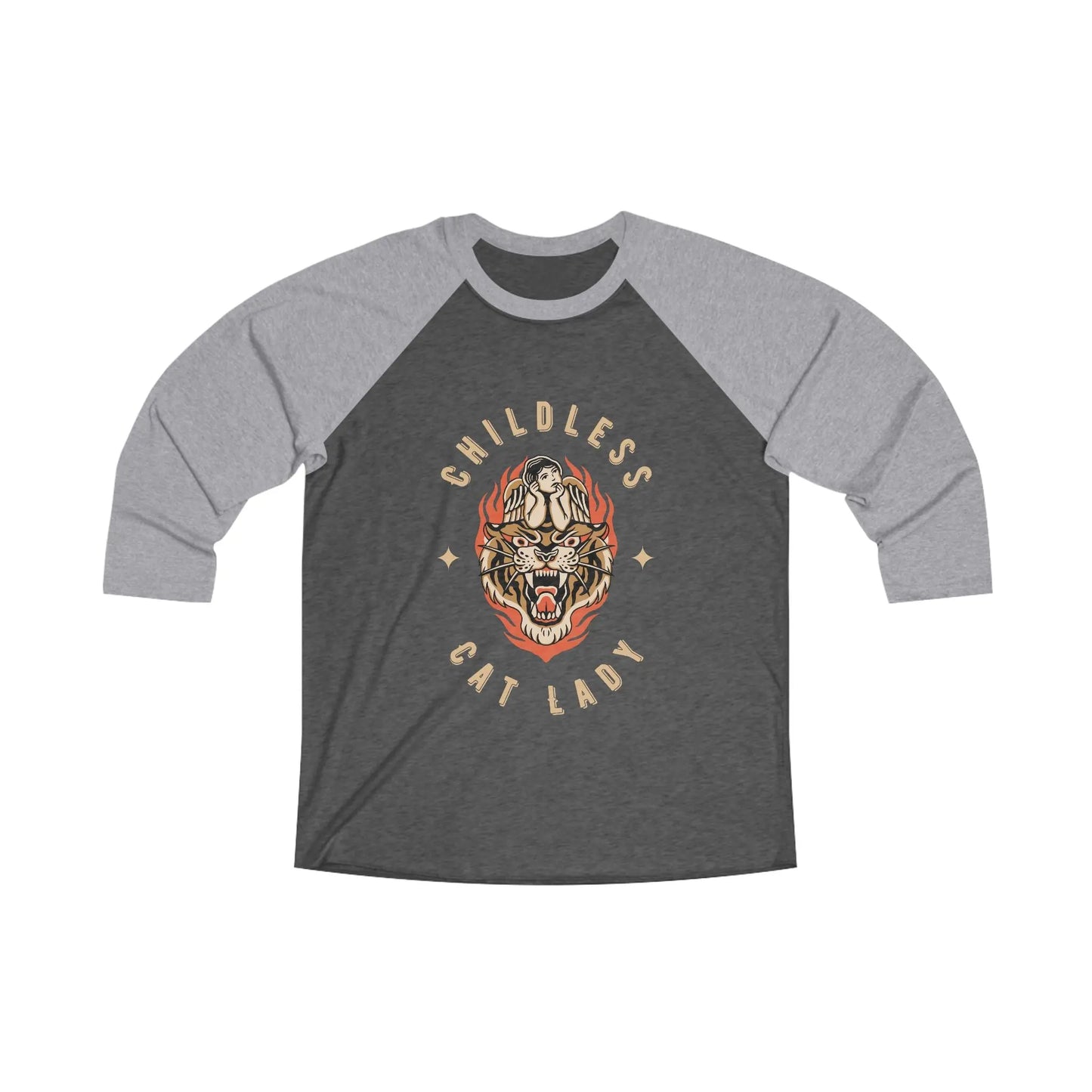 Unisex Tri-Blend 3\4 Raglan Tee Printify