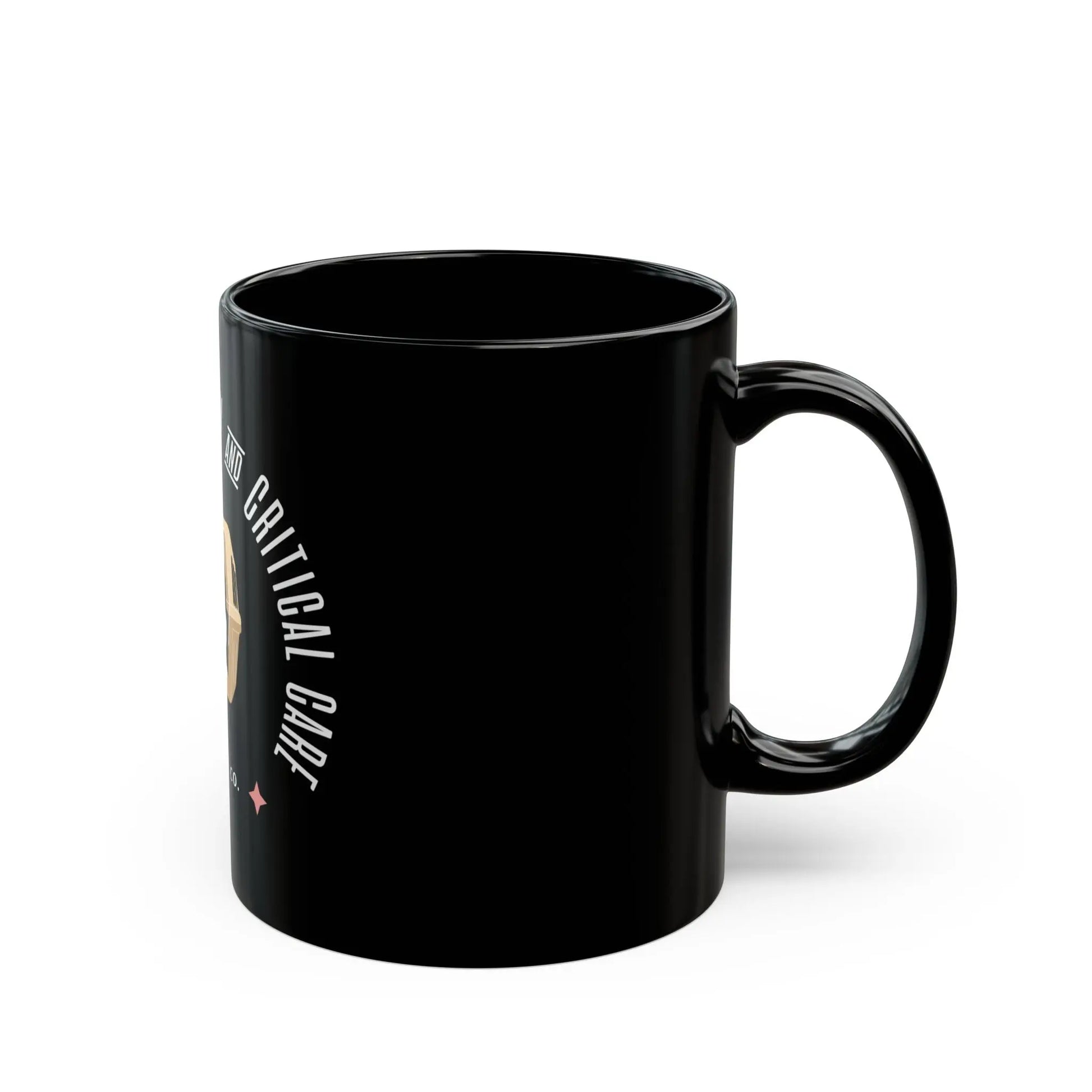 Vet Emergency and Critical Care - Black Mug (11oz, 15oz) Printify