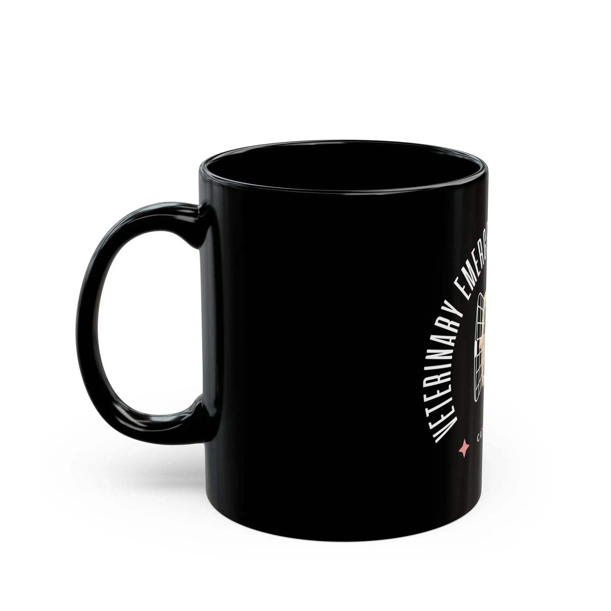 Vet Emergency and Critical Care - Black Mug (11oz, 15oz) Printify