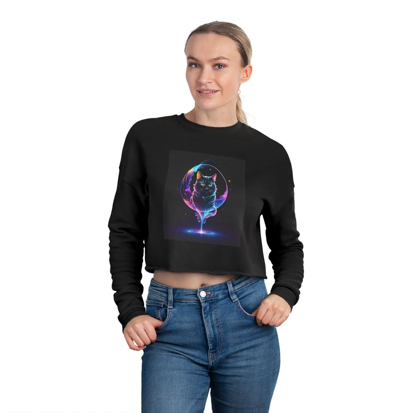 Women's Cropped Sweatshirt Printify