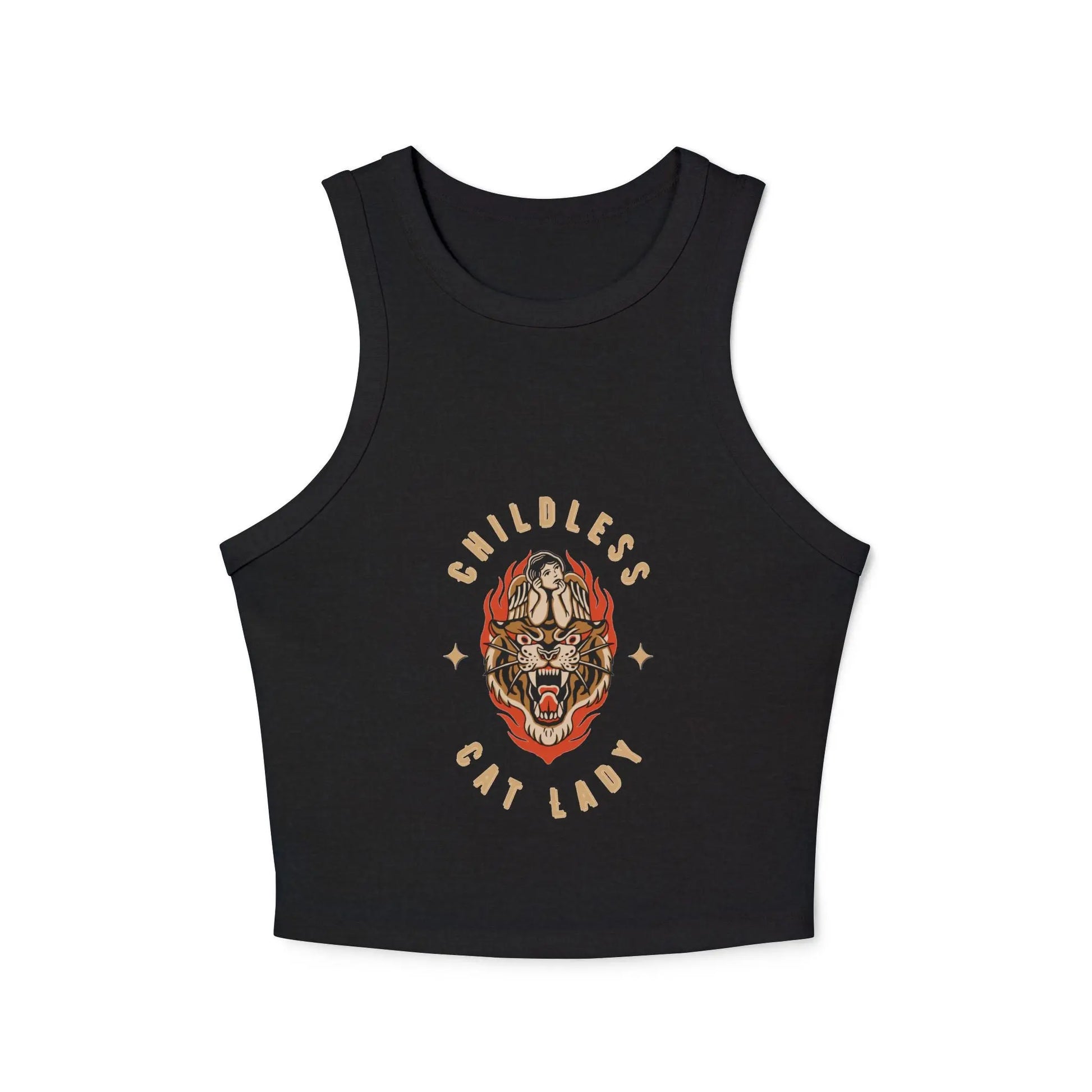 Women's Micro Rib Racer Tank Top Printify