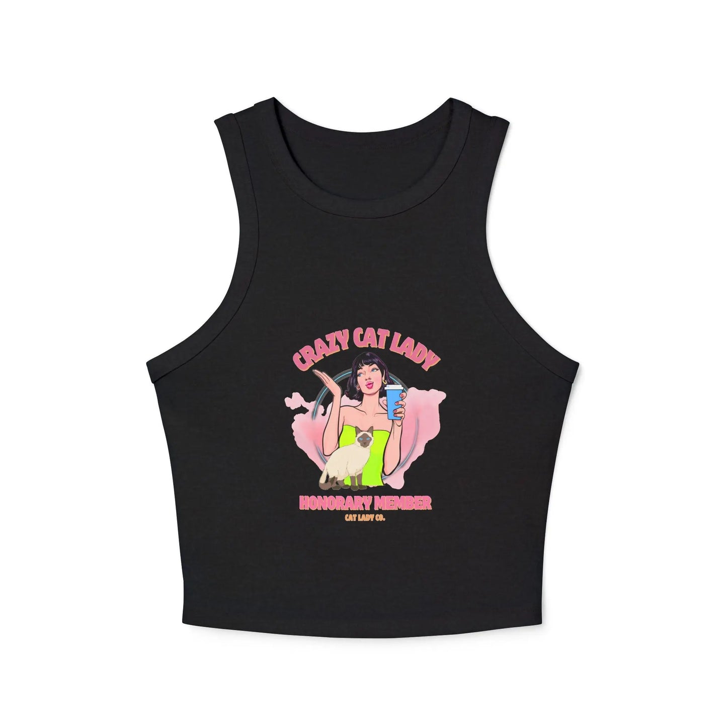 Women's Micro Rib Racer Tank Top Printify