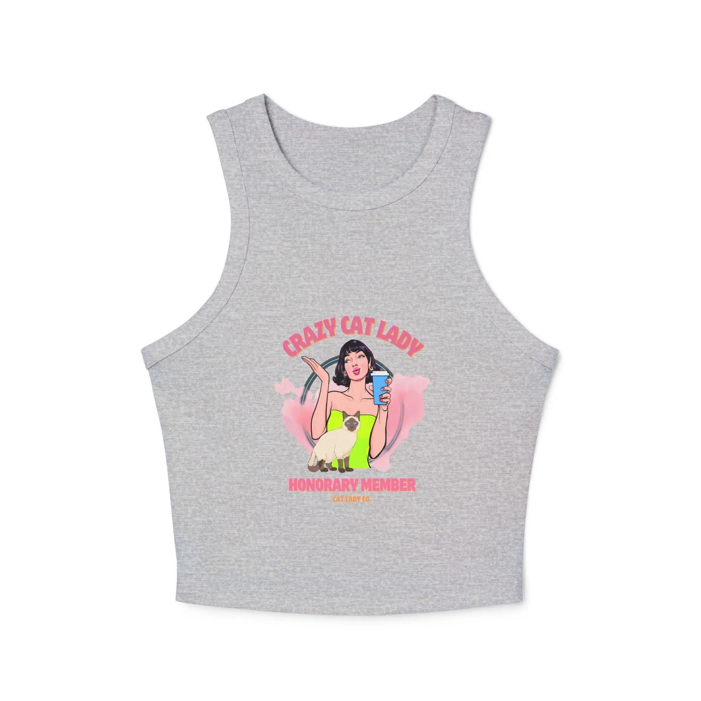 Women's Micro Rib Racer Tank Top Printify