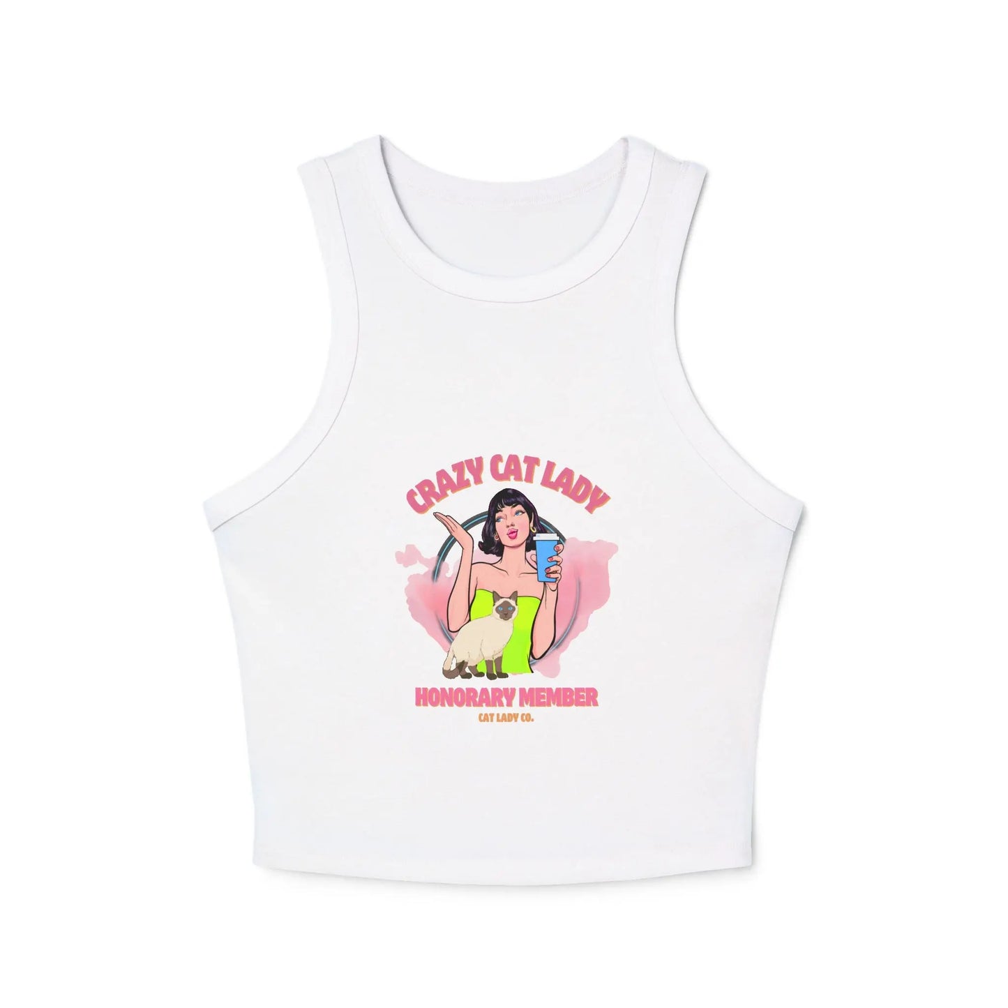 Women's Micro Rib Racer Tank Top Printify